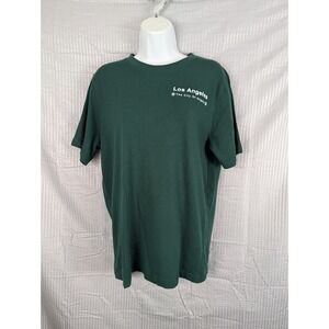 Los Angeles City of Angels‎ Graphic T Shirt Green Palm Trees Streetwear Tee M